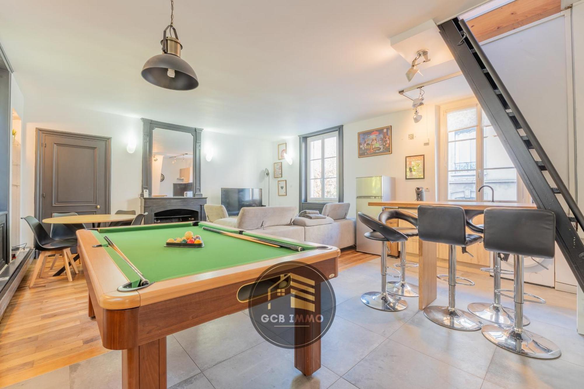 Style Indus & Billard - Coeur De Grenoble Apartment Luaran gambar